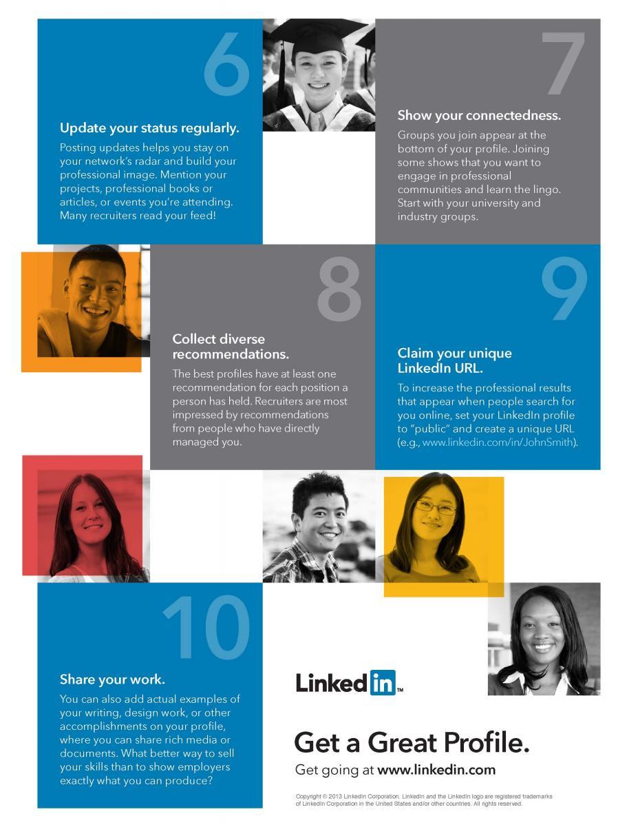 LinkedIn- Building a Great Student Profile