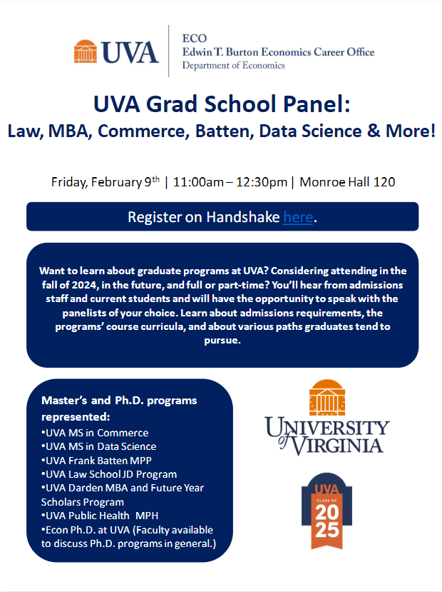 UVA Grad School Panel